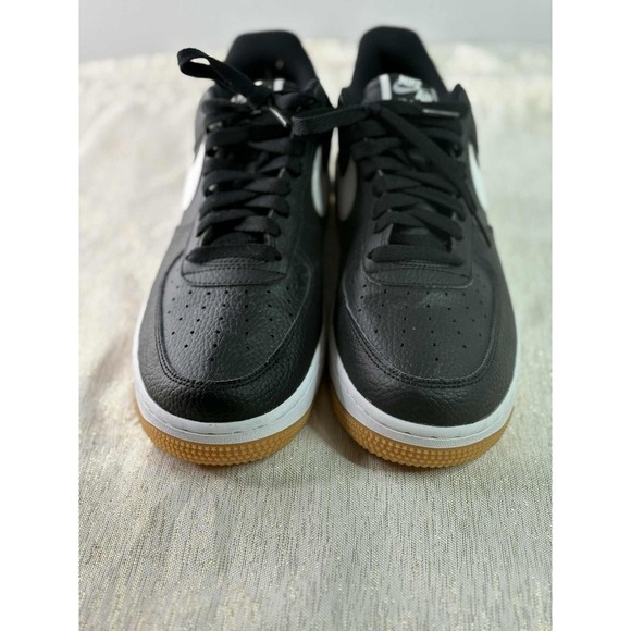 Nike Air Force 1 Low '07 Black White Gum Men size 8.5 - Picture 5 of 6